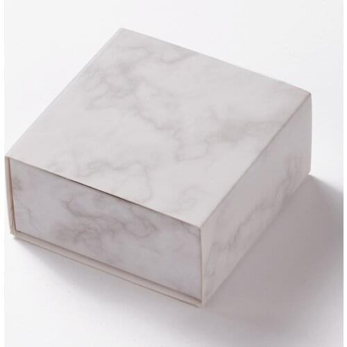 Cardboard Jewelry Boxes for Jewelry Ring Necklace Earring Jewelry Gifts Packaging Box with Sponge Inside 10~24pcs