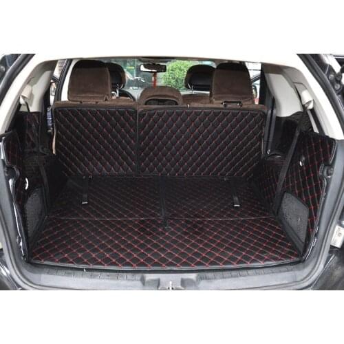 Best quality! Special car trunk mats for Fiat Freemont 7seats 2017-2012 waterproof cargo liner mats boot carpets,Free shipping