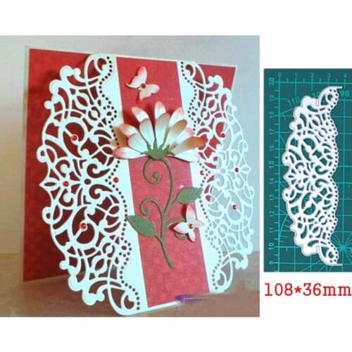Metal Cutting Dies Pierced Frame Border Crafts Die Stencil For DIY Scrapbooking Paper/photo Cards Embossing Die template