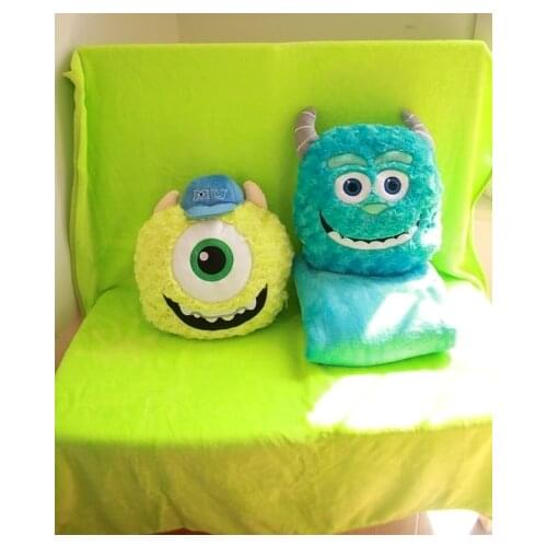 IVYYE Sulley Monster Mike Anime Plush Stuff Accessories plushdoll Stuffed Fluffy Warm Soft Toys Blanket Bed Throw Blankets NEW