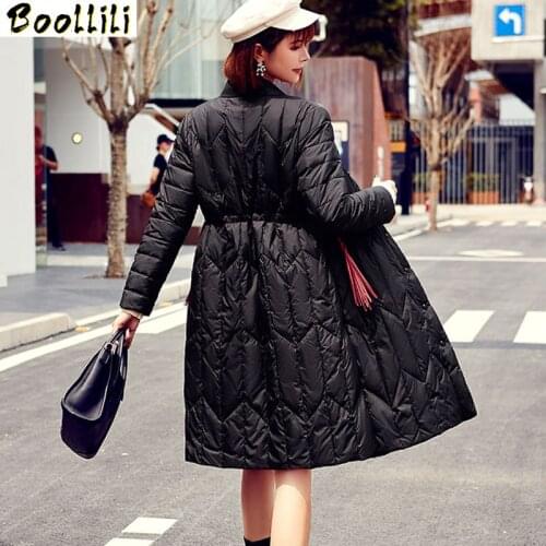 Boollili White Duck Down Jacket Women Clothes 2020 Winter Coat Women Korean Puffer Jacket Women Warm Parka Chaqueta Mujer 9086YY