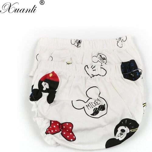 Baby Shorts Baby Bloomers Cotton Girls Shorts Cartoon Toddler Trousers PP Pants Baby Panties 0-24 Months