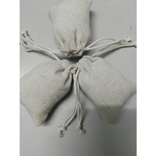 Special sale 50pcs/lot 8*12cm overlocked linen jewelry bag small drawstring bag Thanksgiving gift pouch Jewelry Packaging bag