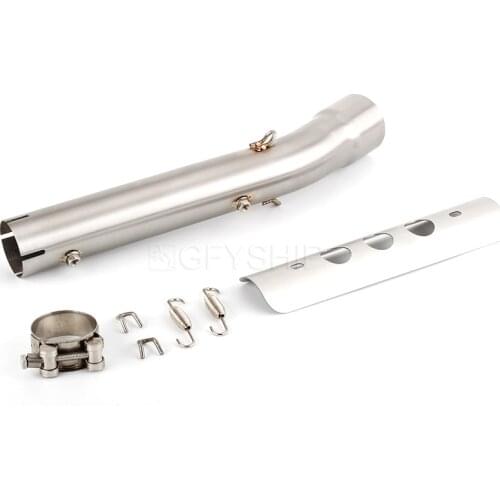 For Yamaha Tenere 700 2019 2020 2021 XTZ690 T7 T700 Escape Slip-on Motorcycle Exhaust Muffler Mid Link Pipe With Heat Shield