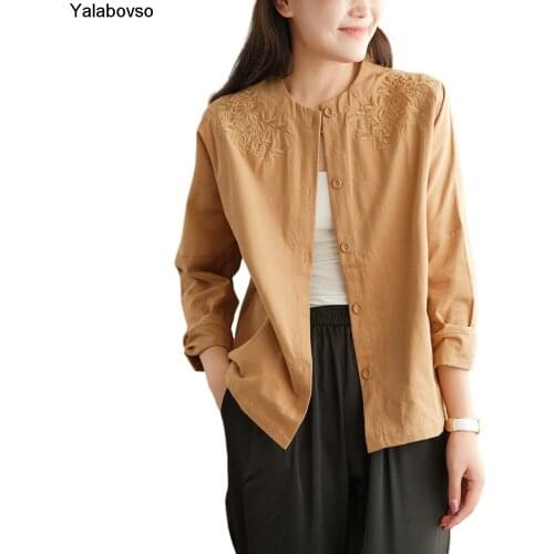 Женские рубашки с вышивкой Yalabovso China At AliExpress