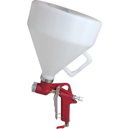 Rinicane 1PC 5L Pneumatic Plastic Hopper Spray Gun Latex Paint Powder Air Paint Gun 4mm 6mm 8 mm Nozzles