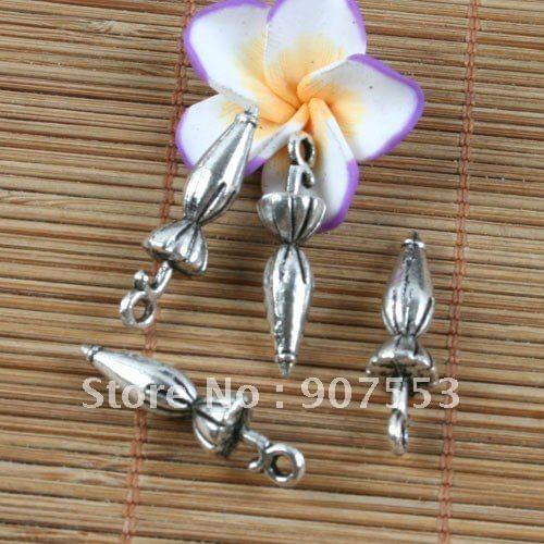 12pcs Tibetan silver umbrella pendant h0111