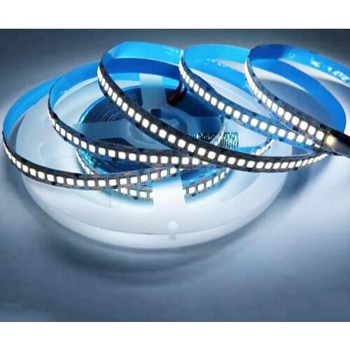DC 12V 24V SMD 2835 LED Strip Light 5M 1200 LEDs Stripe Waterproof Flexible LED Rope Light for Kitchen Home Decor Backlight