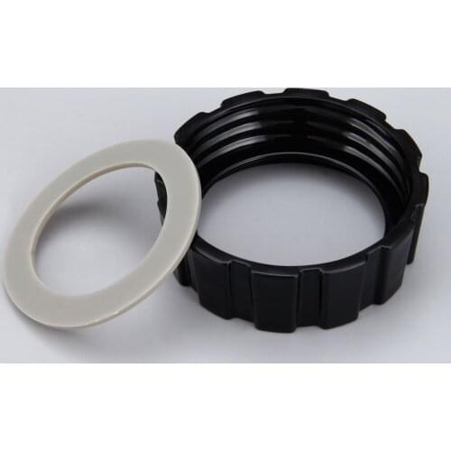 2pcs/kit Black Replace Blade Base Bottom Cap+Rubber Sealing Gasket fits for Hamilton Beach Blender Glass/Plastic Jar Holder