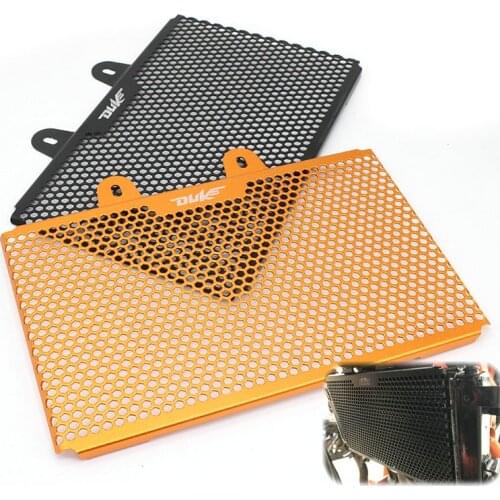 2017-2018 For KTM DUKE 390 DUKE390 Engine Radiator Bezel Grille Guard Fuel water cooler Tank Protector Black Orange