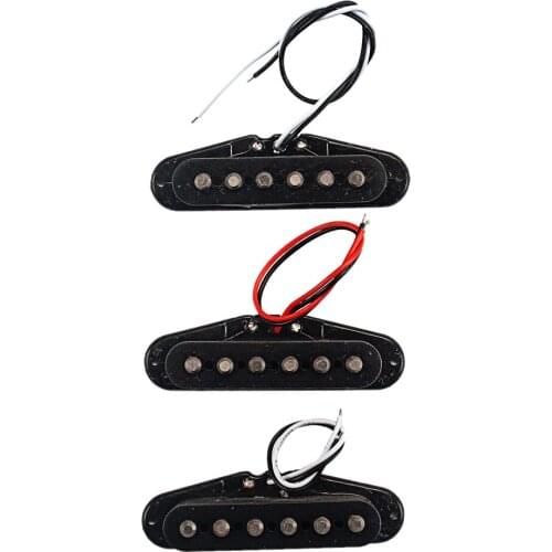 3x Alnico V Single Coil Pickup SSS Pickups Set for ST Electric Guitar
