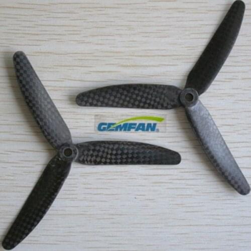 5 inch 3 Blade Carbon Fiber Propeller Prop 5030 5030R for Mini Airplane Helicopter FPV QAV250 2Pair/Lot Gemfan Upgrade Parts