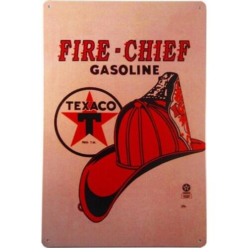 VINTAGE 1947 TEXACO FIRE CHIEF Pump Plate PORCELAIN SSP Sign Gas Oil