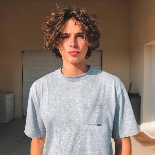 DREW T Shirt Summer 100% Cotton Men O-neck T-shirt Male Womens tshirt Short Sleeve High Quality Tops HOUSE JUSTIN Smiley Pocket