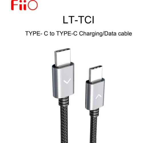 FiiO LT-TC1 Type-C to Type-C Charging Data cable for M15/M11/M5/M6/BTR5/BTR3 music MP3 Player Amplifier