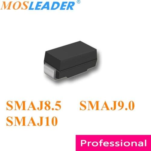 Mosleader 1800pcs SMAJ8.5 SMAJ9.0 SMAJ10 SMA DO214AC Chinese TVS SMAJ8.5A SMAJ9.0A SMAJ10A SMAJ8.5CA SMAJ9.0CA SMAJ10CA