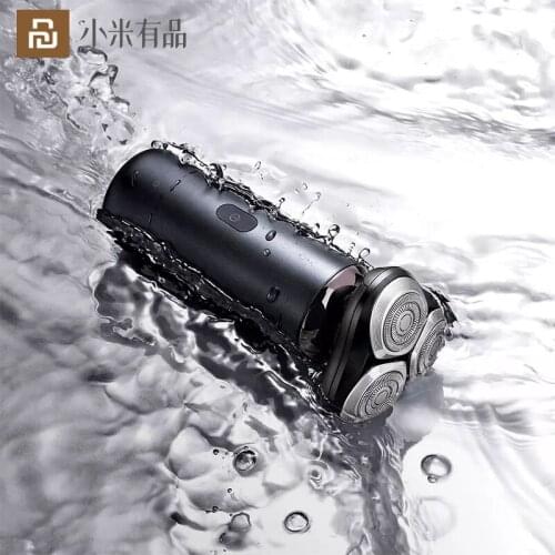 New Youpin Electric Shaver A6s Type-C Charging Safety Mini Wet-Dry Dual Use Washable Three Floating Heads Razor High-Efficiency