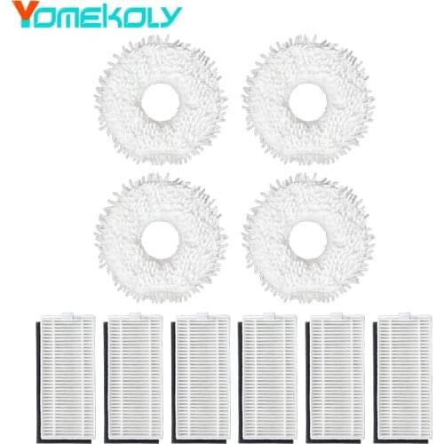 For Ecovacs Deebot N9 N9+ Robot Vacuum Cleaner Steam Mop HEPA Filter Microfiber Mop Cloth Replacement Accessories Parts