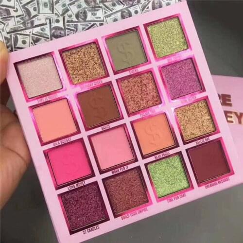 Dropshipping Matte Glitter Eyeshadow Pallete Pressed Powder Palette Siny Eye shadow Palette Nude Color Eye Pigment Hot Sale