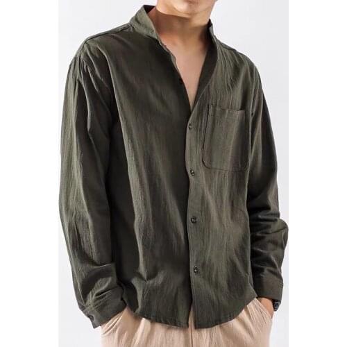 PUNEMY Men's Long Shirts