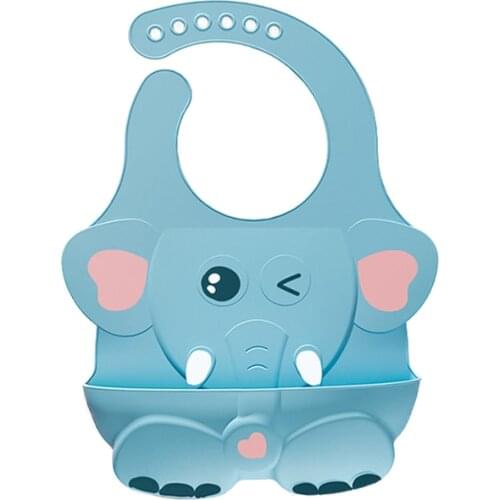 Silicone Bibs For Kids Newborn Baby Feeding Tableware Waterproff Baby Toddler Breakfast Feedings Seasons Cartoon Adjustable Bib