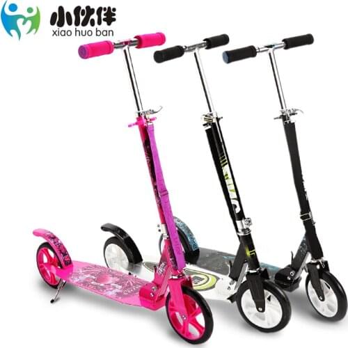GF11 New Ancheer Adult Foldable Adjustable Kick Scooter Aluminum Alloy aluminum adult scooter two wheel scooter folding wheel