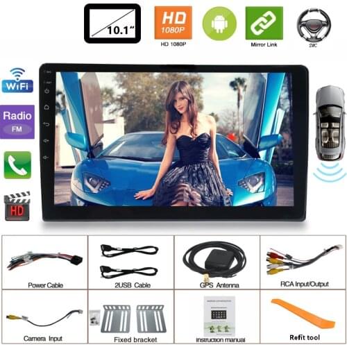 10 Inch Big Screen Universal Car Multimedia Player Android 10 GPS Navigation Auto DVD Stereo Video Head Unit