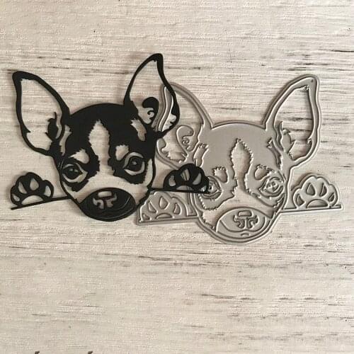 MEET HUANG Dog Craft Metal Cutting Dies Mold Punch Stencil for DIY Scrapbooking Paper Album Photo Cards Making Dies Cut