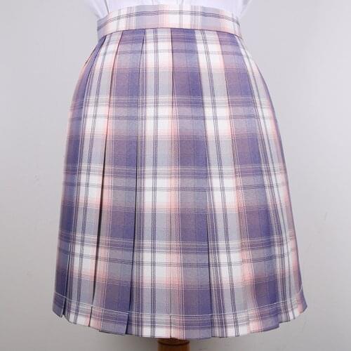 Japanese School Dresses Plaid Pleated Skirt Students Cosplay Anime Pleated Skirt Jk Uniforms Sailor Suit Short Skirts For Girl
