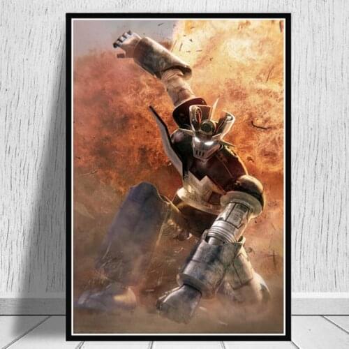 Mazinger Z Infinity Japanese Movie Manga Anime Kids Gift Poster And Prints Painting Art Wall Pictures For Living Room картины