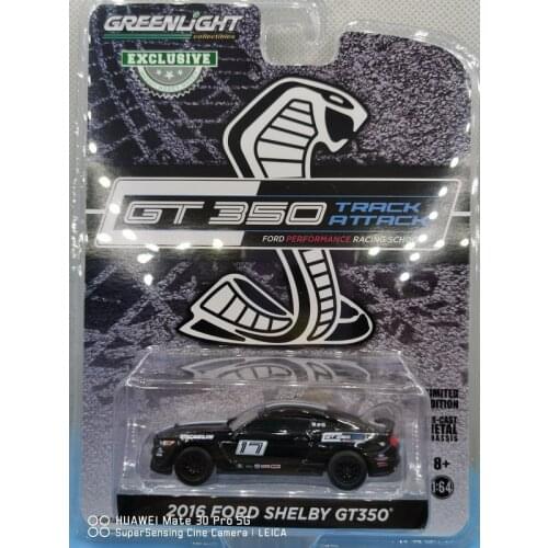 1/64 GREENLIGHT 2016 Ford Shelby GT350 Racing school models toys Collect die-cast vehicles