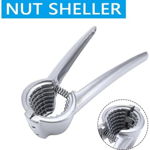 1PC Walnut Openers Household Nutcracker Nut Cracker Zinc Aluminum Alloy Walnut Plier Opener Cutter Gadgets Kitchen Tools