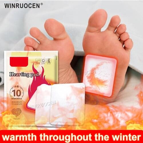 10Pieces Self-heating insole heating baby warm foot paste hot post winter Breathable warm foot insoles Warm Insole Heated insole