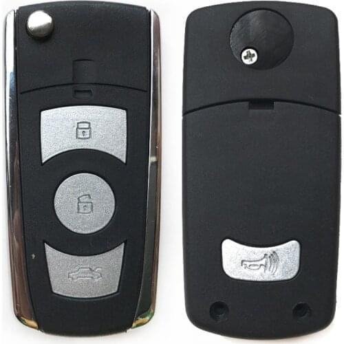 4 Button Remote Folding key Case For KIA Sonata NF/New Sorento/Carens/CERATO Modified Car key shell Cover Fob with Uncut Blade