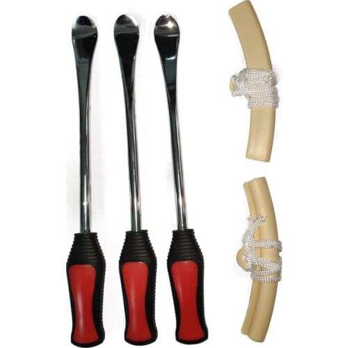 5PCS Motorcycle Tire Lever Tool Spoon Repair Tool Steel Ring Protection Set Tire Replacement Disassembly Repair Tool