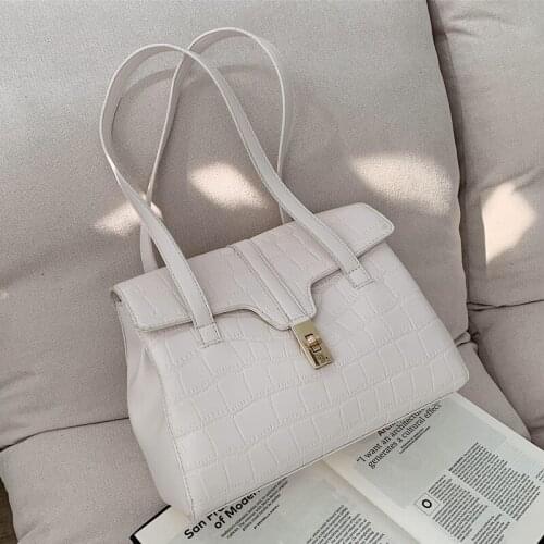 Stone pattern Large Tote bag 2021 Fashion New High quality PU Leather Womens Designer Handbag Large capacity Shoulder bag