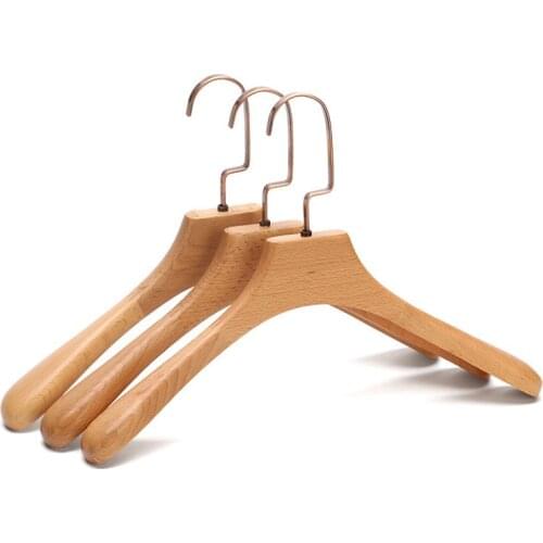 3pcs/lot Adult Wooden Hanger Hotel Hagers Thick Wood Clothes Hanger