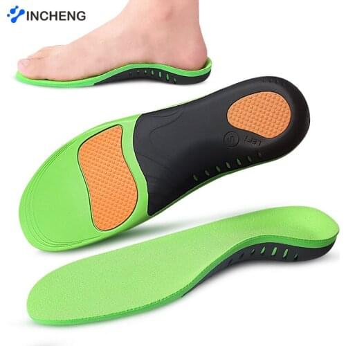 INCHENG Orthopedic Insoles Adult and Arch support X/O Type Leg orthopedic insoles arch Insert Cushion reusable pad