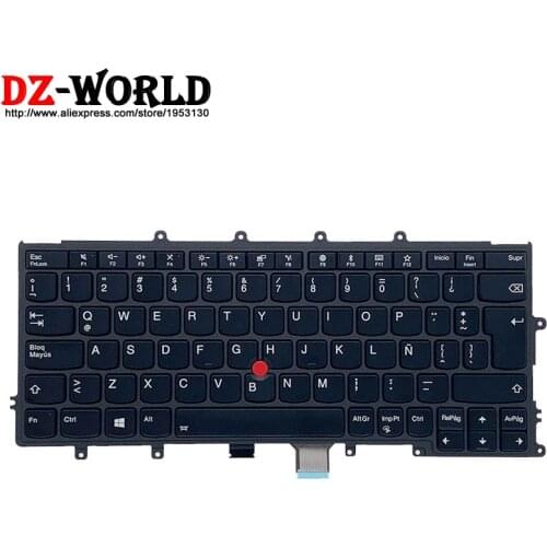 New Original LA Latin Spain Backlit Keyboard for Lenovo Thinkpad X270 X260 X250 X240 X240S X230S Laptop 01EN589 01EP065