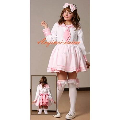 School Uniform Dress Lolita Girl Clothing Cosplay Costume Tailor-made[CK826]