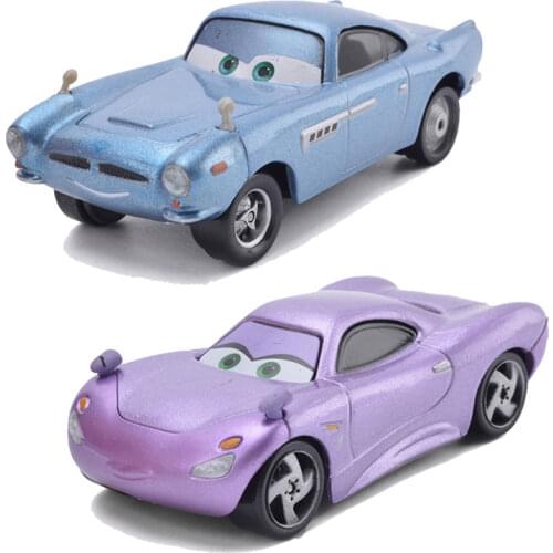 1:55 Disney Pixar Cars 2 3 Lightning McQueen Girlfriend Sally Metal Diecast Toy alloy Cars For Kids Birthday Christmas Gifts