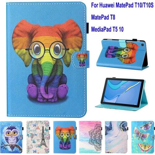 Matepad T10s T10 Case For Huawei Matepad T10 AGS3-L09 / AGS3-W09 Matepad T10S 10.1'' Tablet Cover Funda Shell Skin T5 T8 Cover