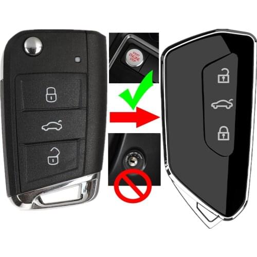 Car MQB Key Modified Golf 8 MK8 Remote Key Shell for VW Golf MK7 Jetta Tiguan Polo Touran for Skoda SEAT MQB Upgrade Key Case