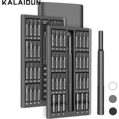 KALAIDUN Screwdriver Set 63 In 1 Precision Screw Driver Torx Bit Magnetic Hex Phillips Bits Mobile Phone Laptop Repair Tools Kit