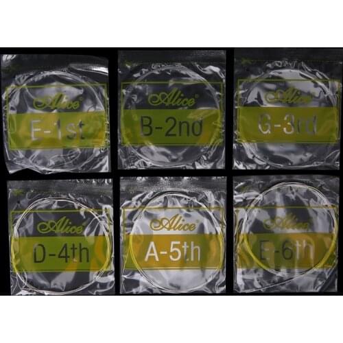 Classical Guitar Strings Set 6-string Classic Guitar Clear Nylon Alice A108