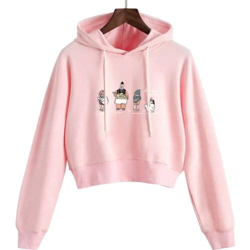 2021 New Winter Thicken Plus Velvet Sport Japanese student version Long Sleeve Sweatshir tWomens Family Looking Clothes