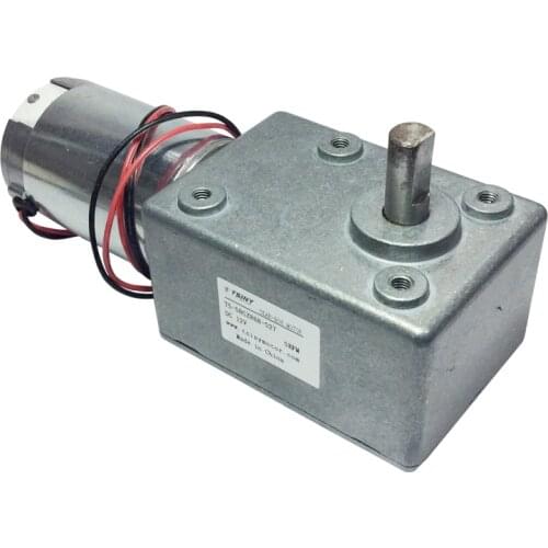 All metal gear motor 12V24V DC turbine worm pure copper coil reducer motor