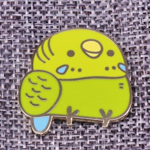 Bird Enamel Pin lucky little fly creature brooch British Nature Wildlife accessroy