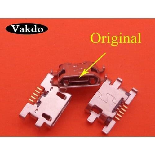 10pcs Micro USB connector For ELEPHONE S2 plus HD 5.0'' MTK6735 Quad Core 1280x720 /P4000 4G LTE mini charging port socket jack