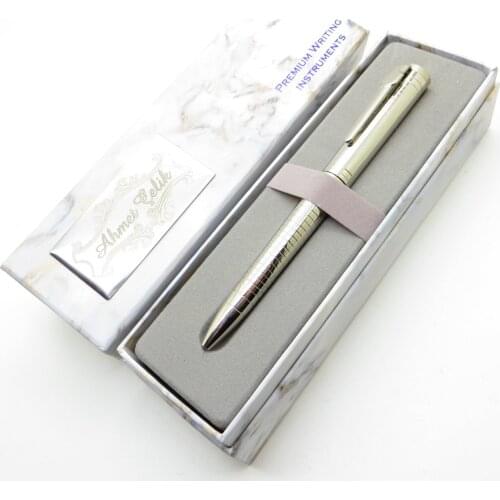 Wings Marble T61 Gunmetal Ball Pen | İsme Special Pen | Gift Pen
